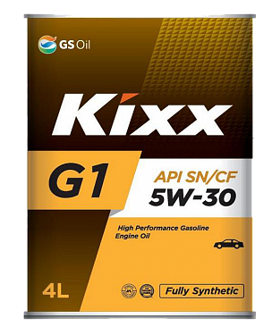 Масло моторное Kixx G1 SN/CF 5W-30 синт. (4L)