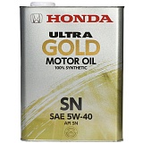 Масло моторное Honda Ultra Gold SN 5W-40 (синт., бенз) (4л)				