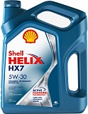 Масло моторное Shell Helix  HX7 5W-30 (4л)