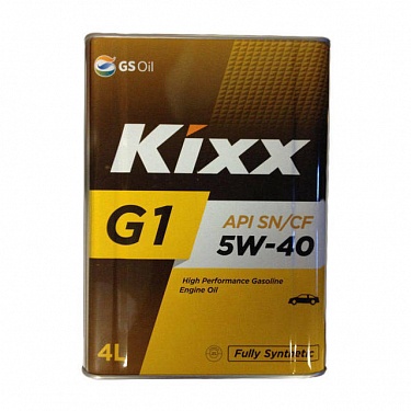 Масло моторное Kixx G1 SN/CF 5W-40 синт. (4L)
