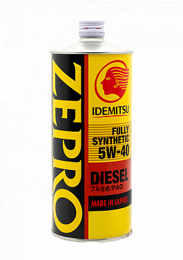 Масло моторное Idemitsu ZEPRO Diesel 5W-40 F-S CF синт. (1 л)
