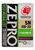 Масло моторное Idemitsu ZEPRO ECO MEDALIST 0W-20 SN/GF-5 синт. (4 л)