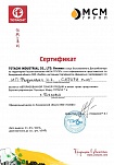 Сертификат «Totachi»