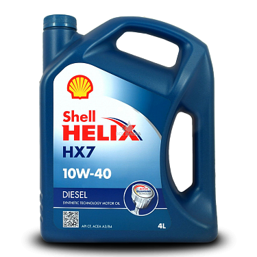 Масло моторное Shell Helix Diesel HX7 10W-40 (4л)