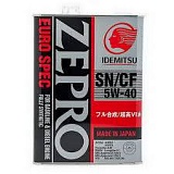Масло моторное Idemitsu ZEPRO EURO SPEC 5W-40 (SN/CF) F-S синт. (4 л)