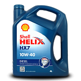 Масло моторное Shell Helix Diesel HX7 10W-40 (4л)